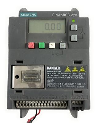 Siemens Sinamics V20 6SL3210-5BB13-7UV0 Variable Frequency Inverter Drive 0.5HP