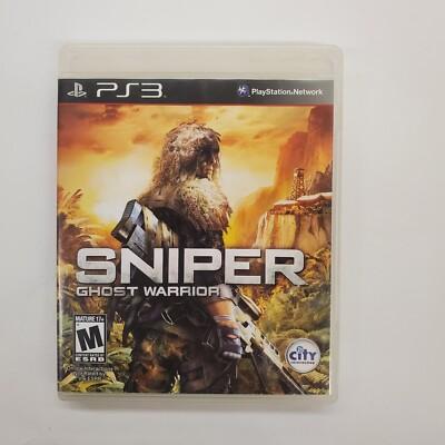 Sniper Ghost Warrior (Sony PlayStation 3, 2011) PS3 No manual FAST SHIPPING
