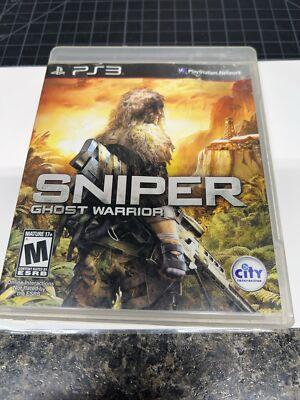Sniper: Ghost Warrior (Sony PlayStation 3, 2011) PS3 W/ Manual - Tested!!