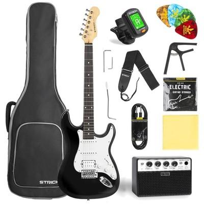 Solid Body Electric Guitar Package - SST-S20 Black