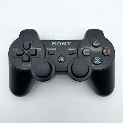 Sony PS3 DualShock 3 Wireless Controller Black OEM Great Condition Tested