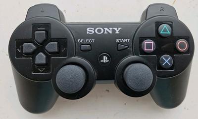Sony PS3 DualShock 3 Wireless Controller Black OEM Great Condition Tested