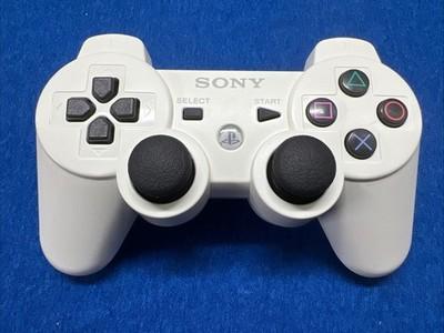 Sony PS3 DualShock 3 Wireless Controller – White OEM Tested Missing Label Stiker