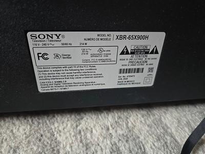 sony xbr-65x900h Parts (Mainboard, Internal Parts, Stand, Box) Shattered Display