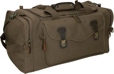 Spacious Rugged Canvas Duffel Bag - Perfect for Weekend Getaways