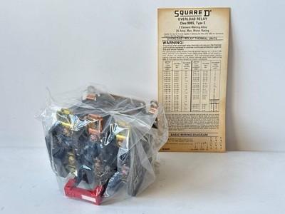 Square D 9065‑SEO‑5 Thermal Overload Relay 3‑Element Melting Alloy, Up to 26 A