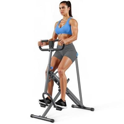 Squat Machine, MERACH R07 2 in 1 Squat Rowing Machine - Grey