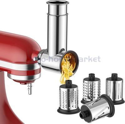 Stainless Steel Slicer Shredder Attachment for KitchenAid Stand Mixer US Stock