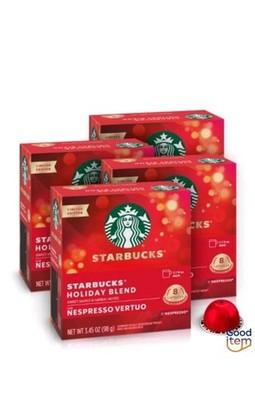 Starbucks by Nespresso Vertuo Line Holiday Blend Medium Roast Coffee Pods - 32ct