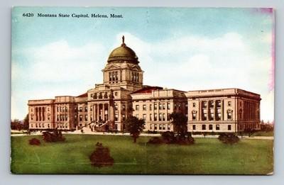 State Capitol Helena,MT Lewis and Clark County Montana Vintage Postcard