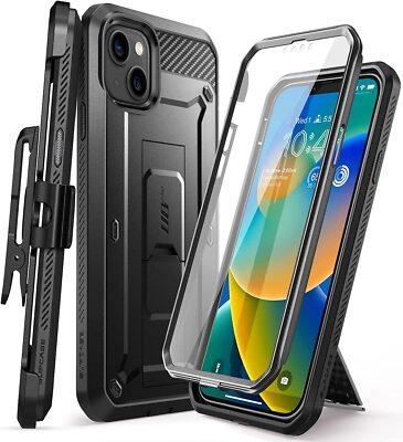 SUPCASE For iPhone 14 / iPhone 13 6.1" Full Body Screen Case Rugged Stand Cover