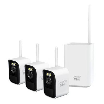 Swann MaxRanger4K 3-Camera Long-Range Wireless Security System
