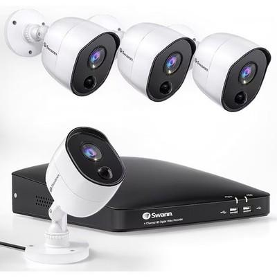 Swann Smart Security System Full HD 1080p 4 Channel video recorder 4 Cameras
