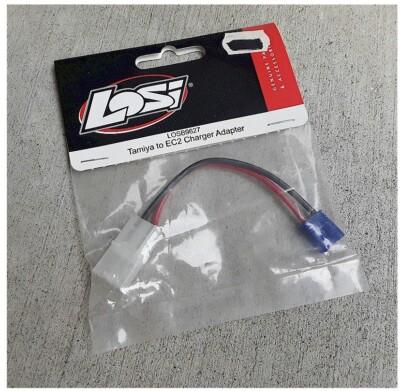 Team Losi LOSB9627 Tamiya to EC2 Charger Adapter Discontinued Old Stock NIB