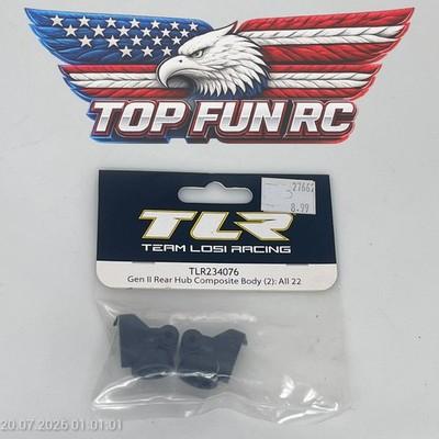 Team Losi Racing TLR234076 Gen 2 Rear Hub Composite Body (2): All 22 !!
