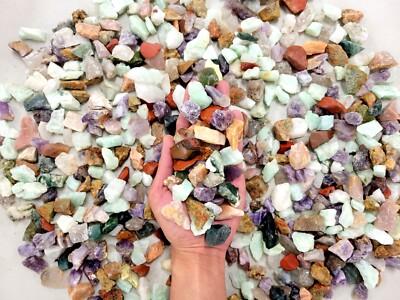 Tiny India Crystals Mix Natural Colorful Mini Gemstones for Jewelry & Tumbling