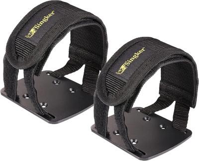 Toe Clips Straps for Peloton Bike Adjustable Metal Pedal Adapters with Regular S