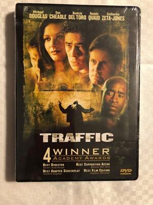 Traffic (DVD, 2001) NEW SEALED Winner Of 4 Academy Awards Zeta-Jones, Quaid
