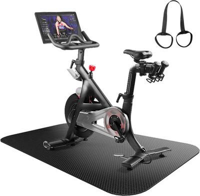 Treadmill Mat,Bike Mat,Stationary Bike Mat,Foldable Treadmill Mat for Hardwood F