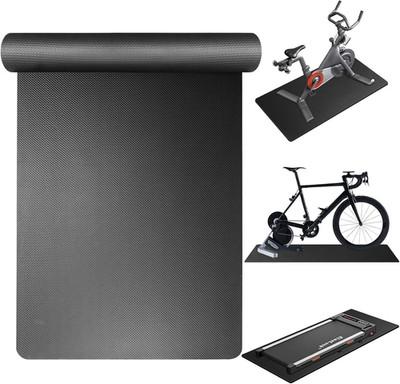 Treadmill Mat Compatible with Peloton Bike, 6Mm Thick Exercise Bike Mat for Trea