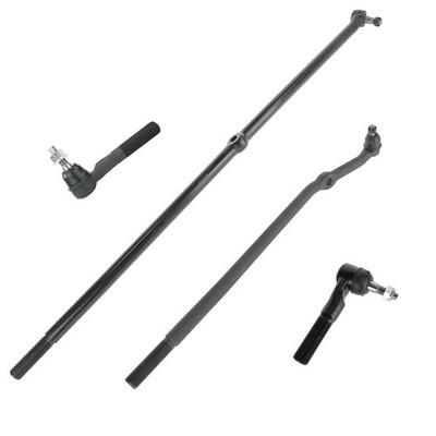 TRQ Front Driver & Passenger Side Inner & Outer Steering Kit Drag Link Tie Ro...