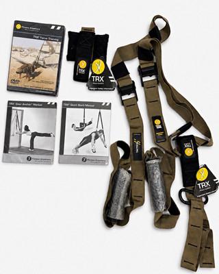 TRX Tactical Suspension Trainer Kit Adjustable Portable Door Anchor DVD Manuals
