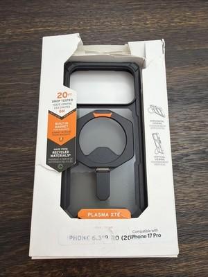 UAG Plasma XTE Series Case w/Magsafe for Apple iPhone 17 PRO Black/Orange OPENEW