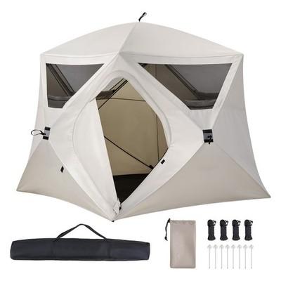 Uimoso 4-Person Instant Cabin Tent Camping Hiking Pop Up Tent 60-Sec Quick Setup