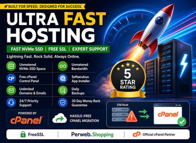Ultra Fast Hosting - 🚀Unlimited SSD + SSL + Websites + Emails | Only $14.99/Yr
