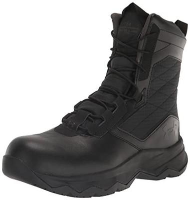 Under Armour Men's Stellar G2 Protect Military Tactical Boot Black/Pitch Gray