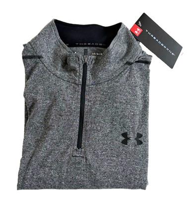 Under Armour Threadborne Zip Pullover Shirt Mens Size Large Long Sleeve