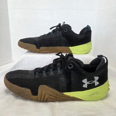 Under Armour TriBase Reign 6 Black Circuit Teal Gum - Size 14