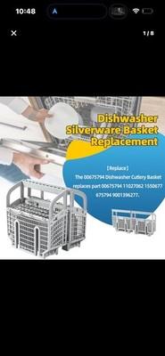 Upgraded 00675794 675794 9001396277 Dishwasher Cutlery Basket Silverware Bask...