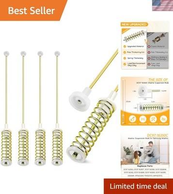 Upgraded 4-Piece Washer Suspension Rods for Smooth Operation & Less Vibration
