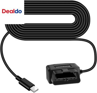 Upgraded OBD2 OBD Power Cable for Dash Camera, OBD to Type-C USB OBDII Adapter H
