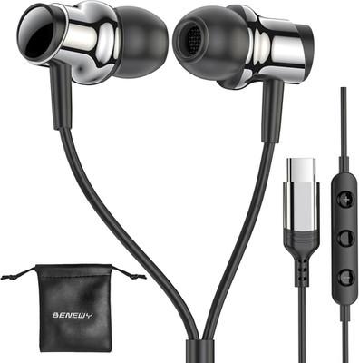USB C Headphones Wired Earbuds In-Ear USB Type C Earphones with Microphone | for