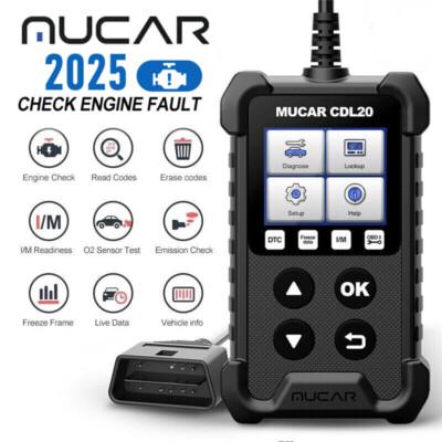USED Automotive Code Reader OBD2 Scanner Check Engine Fault Car Diagnostic Tool