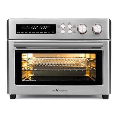 VAL CUCINA infrared Heating Air Fryer Toaster Countertop Convection Oven 6-Slice
