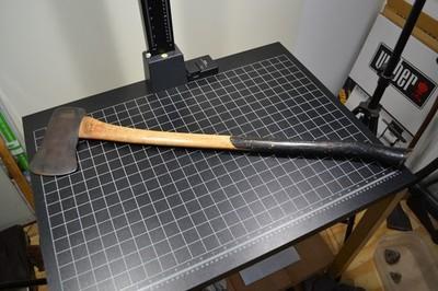 VAUGHAN - SUPER STEEL - 3 1/2# - SINGLE BIT AXE WITH ORIGINAL HANDLE