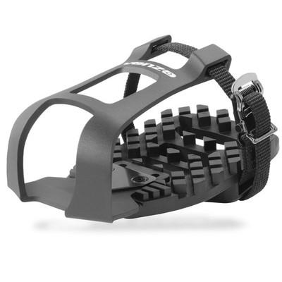Venzo Bike Toe Clip Cage Indoor Exercise Indoor Bike Pedal Adapter for Peloton