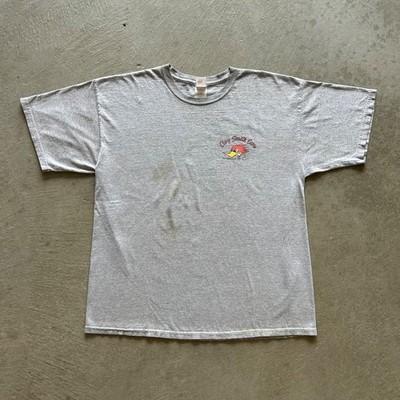 Vintage 90s Clay Smith Cams Shirt Size XL Gray Mr Horsepower Logo Muscle Car