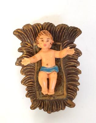 VINTAGE BABY JESUS NATIVITY REPLACEMENT MADE IN ITALY