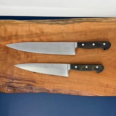 Vintage J.A. Henckels Zwilling Chef Knife Set 2pc 8" 10" 31061-200 31061-260
