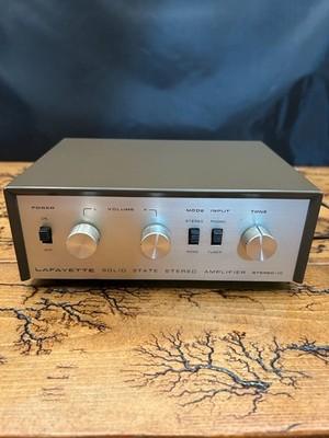 Vintage Lafayette Solid State Stereo Amplifier - Stereo-10 Untested