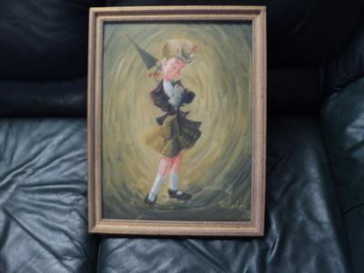 Vintage Lloyd Herfindahl Original Painting Albert Lea Minnesota