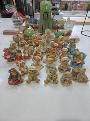 Vintage Lot of 26 Cherished Teddies Enesco Priscilla Hillman Bear Figurines