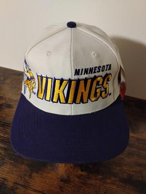 Vintage Minnesota Vikings Sports Specialties Shadow Script NFL 90s Snapback Hat