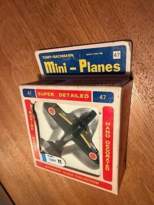 Vintage TOMY BACHMANN Mini-Planes Series Floatplane Fighter Kyofu NOS RARE