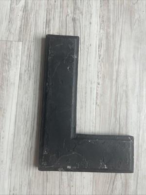 Vintage Wagner Sign Service Cast Aluminum Marquee Letter “L”