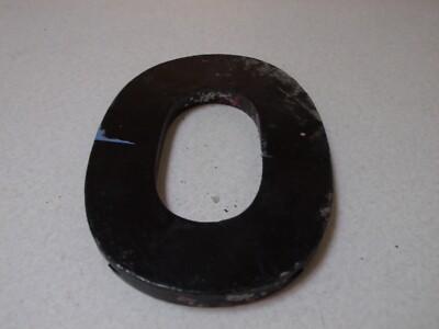 VINTAGE WAGNER SIGN SERVICE MARQUEE ALUMINUM LETTER O 6 INCH TALL